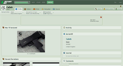 Desktop Screenshot of cadeh.deviantart.com
