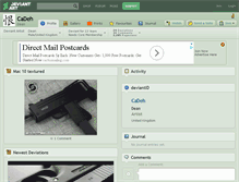Tablet Screenshot of cadeh.deviantart.com