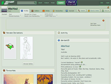 Tablet Screenshot of missyoui.deviantart.com