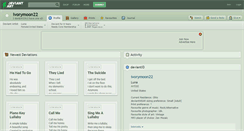 Desktop Screenshot of ivorymoon22.deviantart.com
