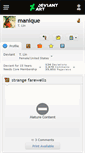 Mobile Screenshot of manique.deviantart.com
