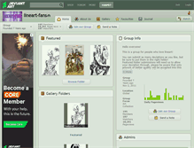 Tablet Screenshot of lineart-fans.deviantart.com