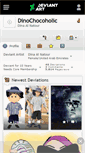 Mobile Screenshot of dinochocoholic.deviantart.com
