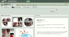 Desktop Screenshot of langstein123.deviantart.com