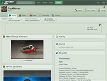 Tablet Screenshot of freddiemac.deviantart.com
