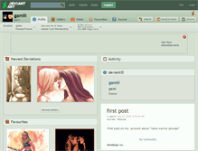 Tablet Screenshot of gamiii.deviantart.com