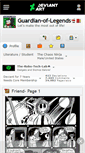 Mobile Screenshot of guardian-of-legends.deviantart.com