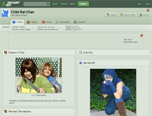 Tablet Screenshot of chibi-rai-chan.deviantart.com