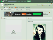 Tablet Screenshot of diabolicarobotica.deviantart.com