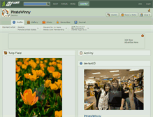 Tablet Screenshot of piratewinny.deviantart.com