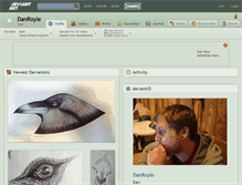 Tablet Screenshot of danroyle.deviantart.com
