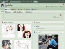 Tablet Screenshot of jsonrealise.deviantart.com