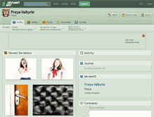 Tablet Screenshot of freya-valkyrie.deviantart.com