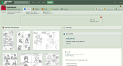 Desktop Screenshot of metalknot.deviantart.com