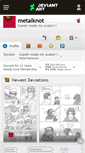 Mobile Screenshot of metalknot.deviantart.com