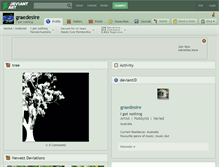 Tablet Screenshot of graedesire.deviantart.com