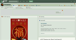 Desktop Screenshot of lescopaque.deviantart.com