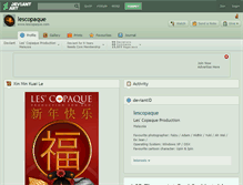Tablet Screenshot of lescopaque.deviantart.com