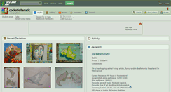 Desktop Screenshot of cockatielfanatic.deviantart.com
