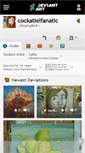 Mobile Screenshot of cockatielfanatic.deviantart.com