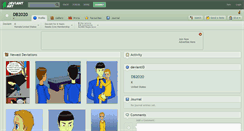 Desktop Screenshot of db2020.deviantart.com