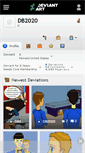 Mobile Screenshot of db2020.deviantart.com