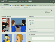 Tablet Screenshot of db2020.deviantart.com