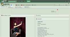 Desktop Screenshot of lightartist.deviantart.com
