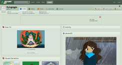Desktop Screenshot of flyingpiggie.deviantart.com