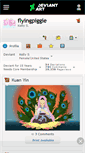 Mobile Screenshot of flyingpiggie.deviantart.com