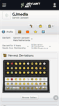 Mobile Screenshot of gjmedia.deviantart.com