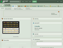 Tablet Screenshot of gjmedia.deviantart.com
