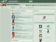 Tablet Screenshot of dbzultimateeditors.deviantart.com