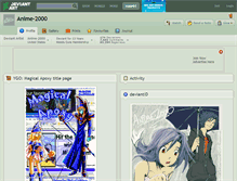 Tablet Screenshot of anime-2000.deviantart.com