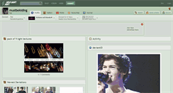 Desktop Screenshot of mustbekiding.deviantart.com