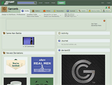 Tablet Screenshot of garconis.deviantart.com