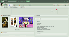 Desktop Screenshot of emlscs.deviantart.com