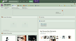 Desktop Screenshot of miss-opium.deviantart.com