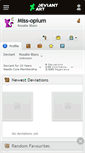 Mobile Screenshot of miss-opium.deviantart.com