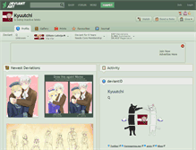 Tablet Screenshot of kyuutchi.deviantart.com