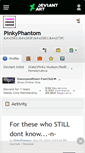 Mobile Screenshot of pinkyphantom.deviantart.com