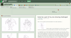 Desktop Screenshot of leatherhead64.deviantart.com