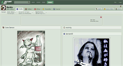 Desktop Screenshot of benko.deviantart.com