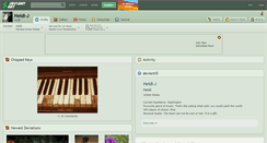 Desktop Screenshot of heidi-j.deviantart.com