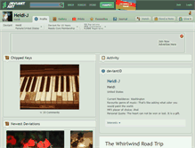 Tablet Screenshot of heidi-j.deviantart.com