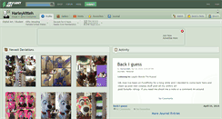 Desktop Screenshot of harleykitteh.deviantart.com