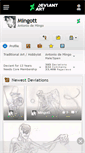 Mobile Screenshot of mingott.deviantart.com