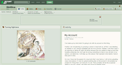 Desktop Screenshot of dimisirus.deviantart.com