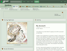 Tablet Screenshot of dimisirus.deviantart.com