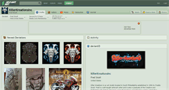 Desktop Screenshot of killerkreationsinc.deviantart.com
